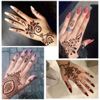 Temporary Tattoo Ink Kit with Stencils for DIY Body Art