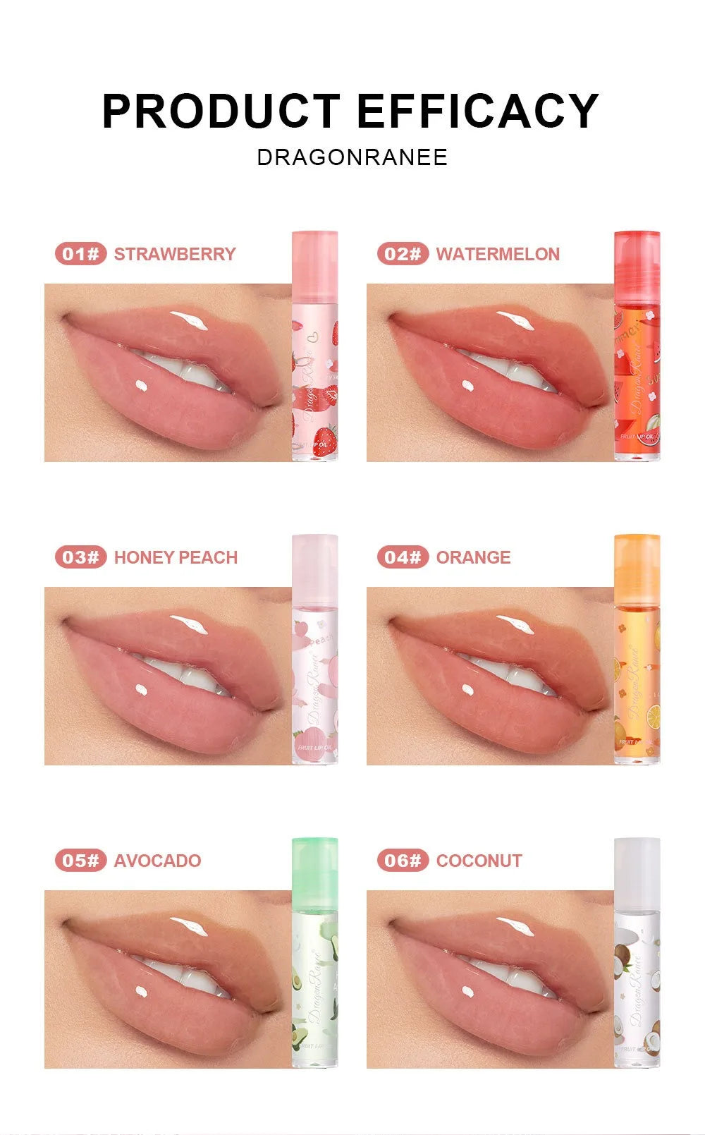 Fruit Roll-On Hydrating Lip Gloss Set - 11