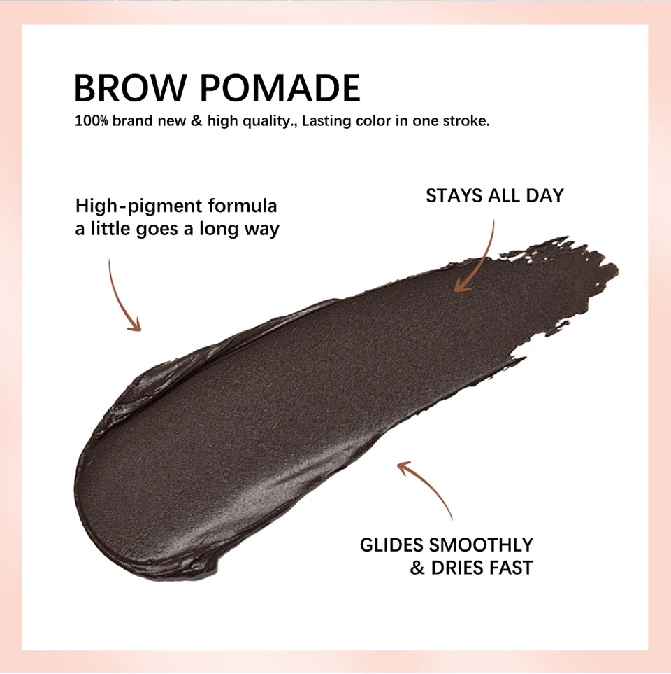 Waterproof Long-Lasting Brow Pomade Gel - 12