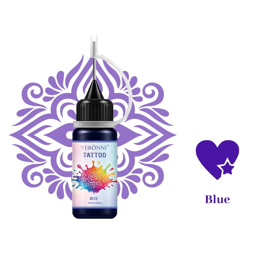 Long-Lasting Temporary Black Henna Tattoo Gel for Body Art