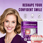 Instant Comfort Cosmetic Denture Set for Natural Smile