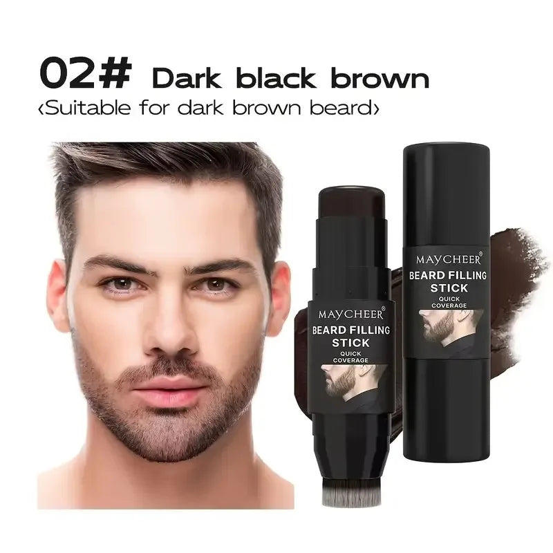 Waterproof Beard Filling Stick and Brush for Men - 23