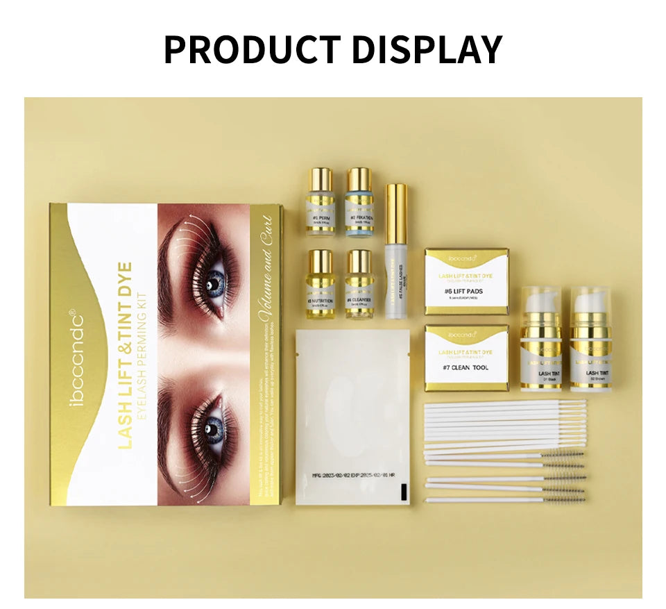 Professional Brow Lamination and Tinting Kit for Perfect Brows