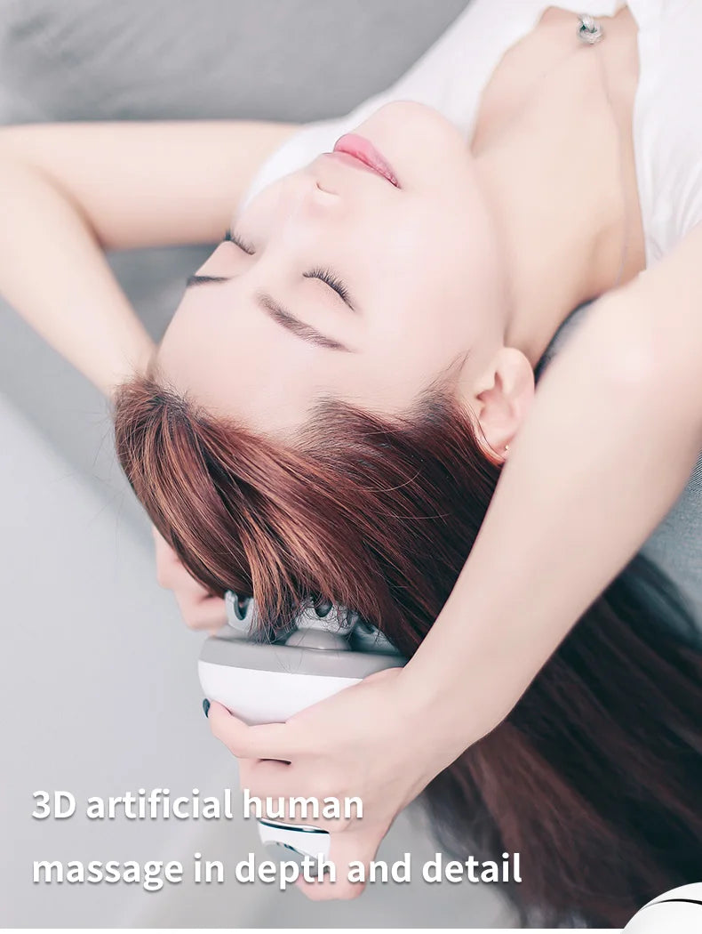 Electric Cordless Scalp and Body Massage Tool - 12