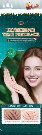 Moisturizing Christmas Hand Cream for Dry Winter Skin