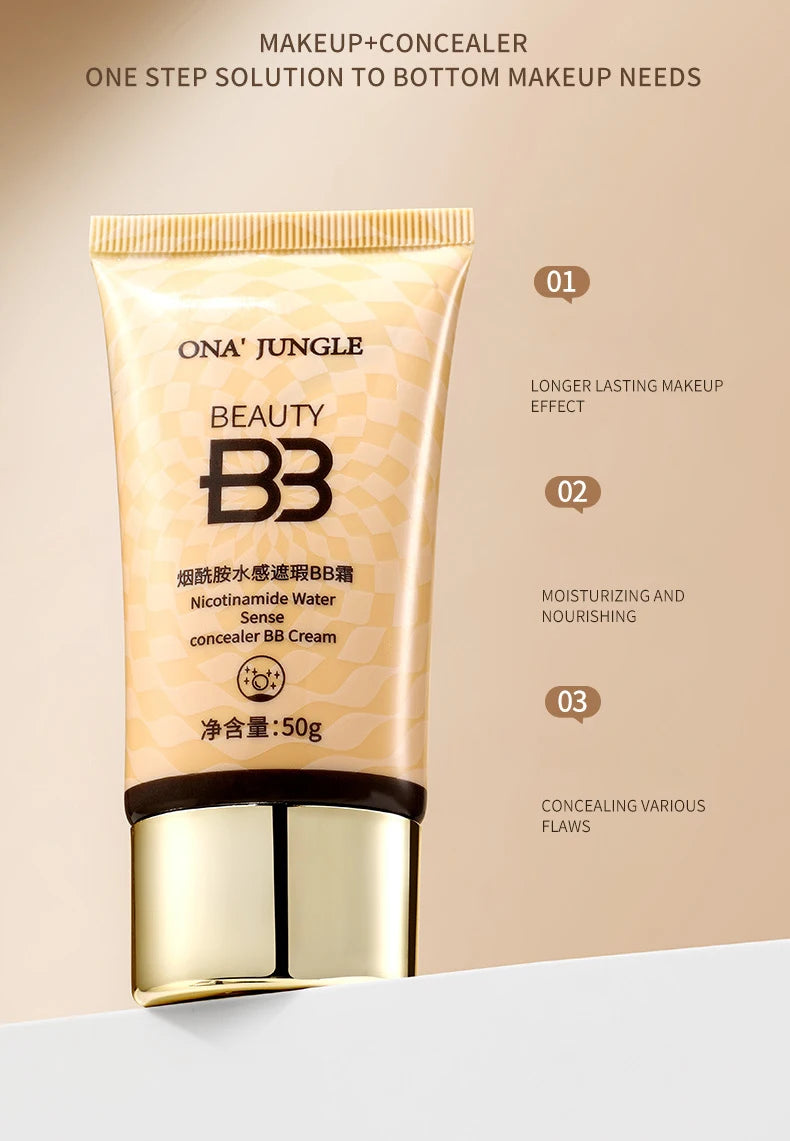 Waterproof Full Coverage Niacinamide BB Cream Foundation