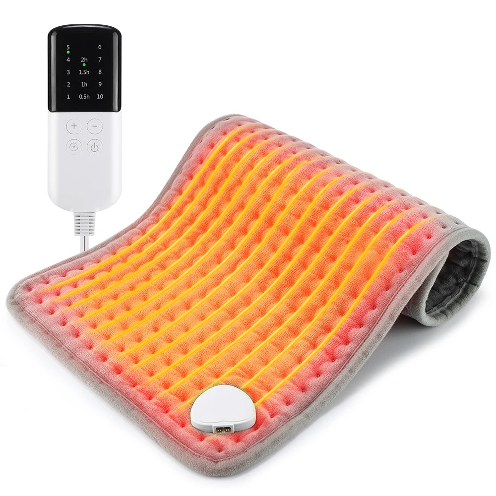 Electric Heating Pad for Back Pain and Muscle Relief