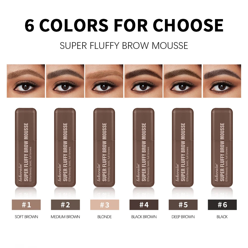 Volumizing Waterproof Eyebrow Mousse for Fluffy Brows