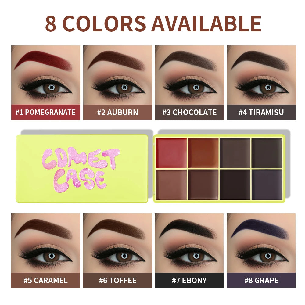 8-Color Cream Contour, Blush and Highlighter Palette
