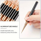 Dual-End Nail Art Liner Brush Set for Precise DIY Manicures