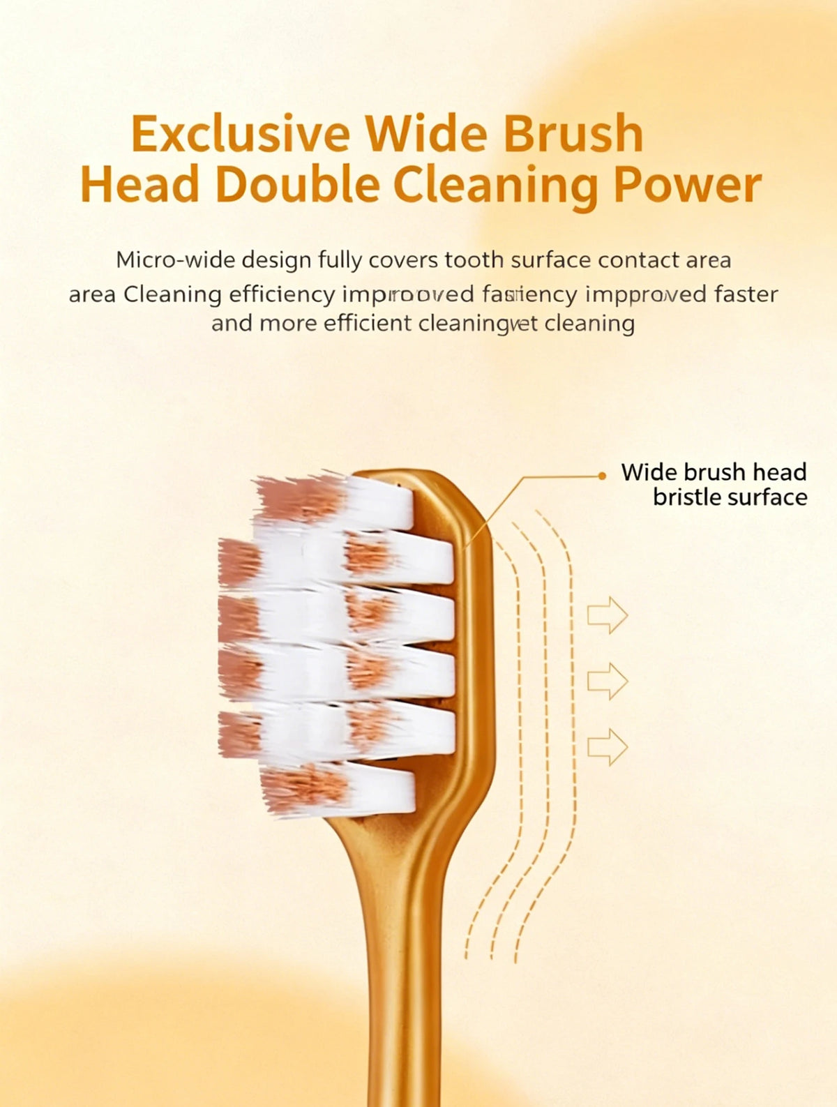 Ultra-Soft Wide Head Toothbrushes for Gum Protection