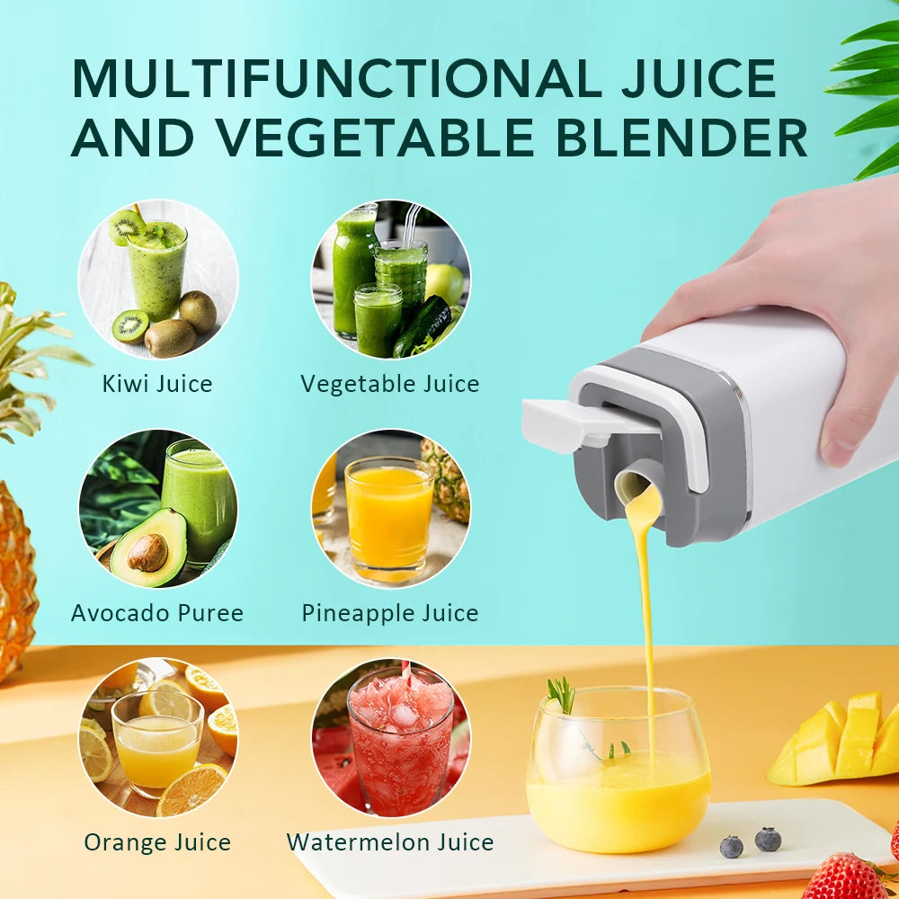 Portable 12-Blade Electric Juicer Cup - 2