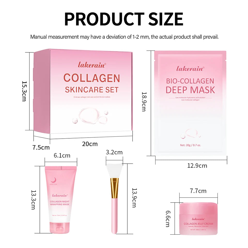 Collagen Face Skincare Set for Radiant and Hydrated Skin - 16