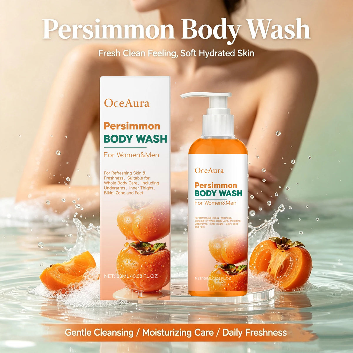 Persimmon Odor Eliminating Body Wash
