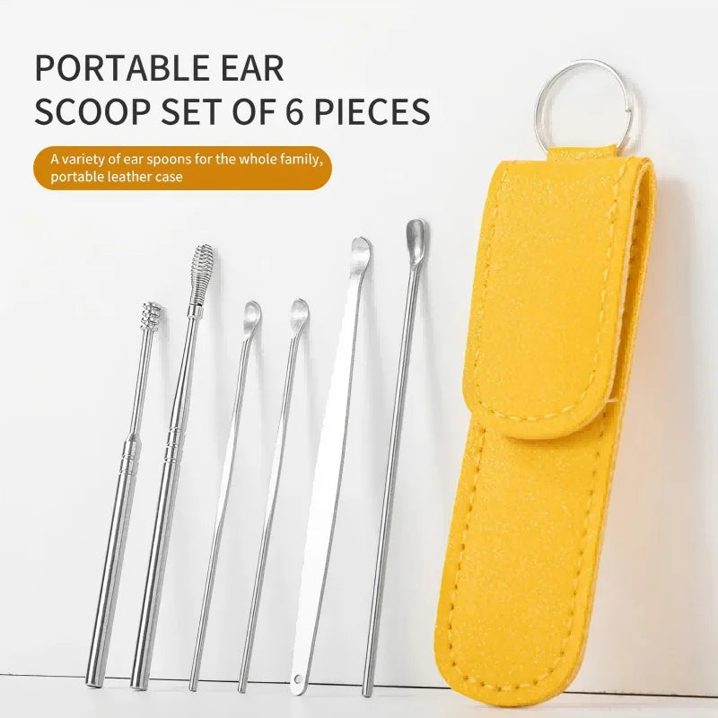 Stainless Steel Ear Wax Removal Tool Kit
