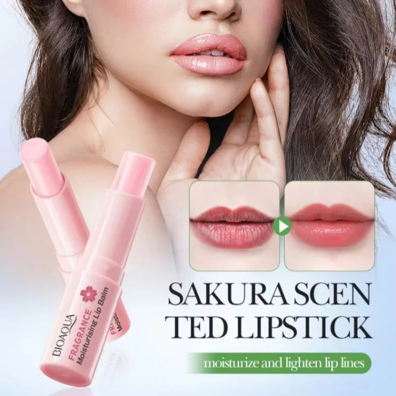 Sakura Moisturizing Lip Balm for Dry and Chapped Lips - 1