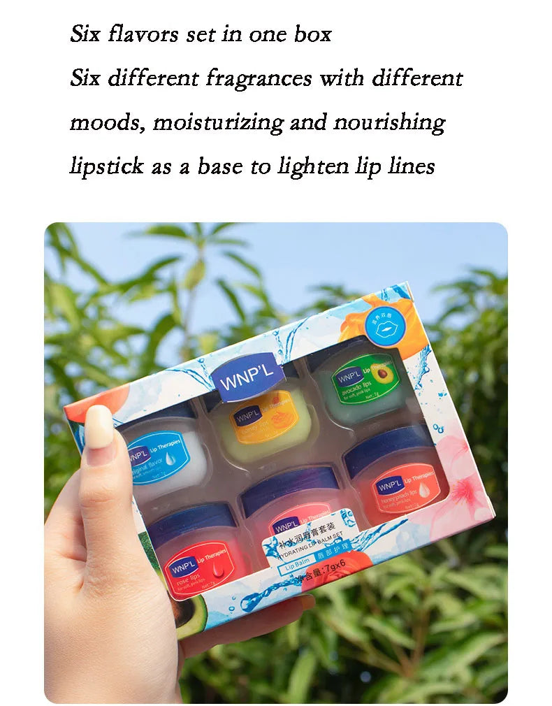Hydrating Lip Balm Set for Dry Lips