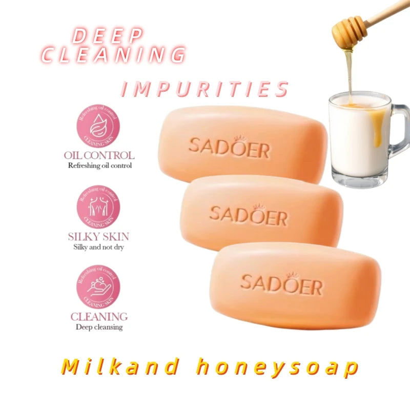 Honey and Milk Deep Cleansing Moisturizing Soap Bar