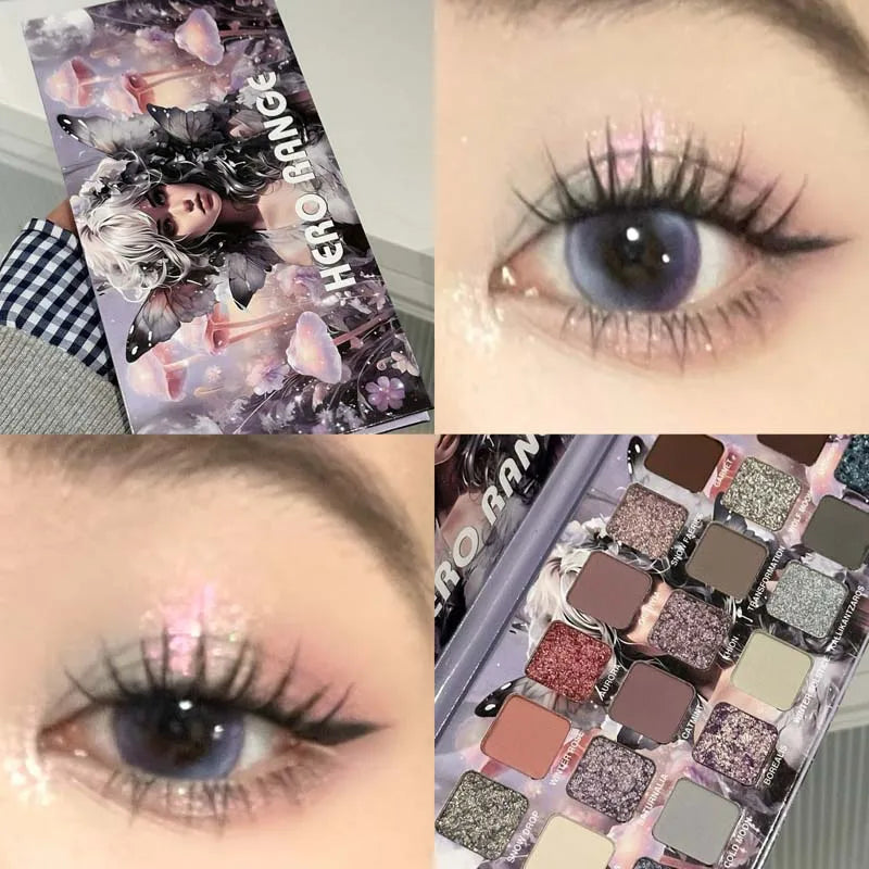 21-Color Multi-Finish Shimmer and Matte Eyeshadow Palette