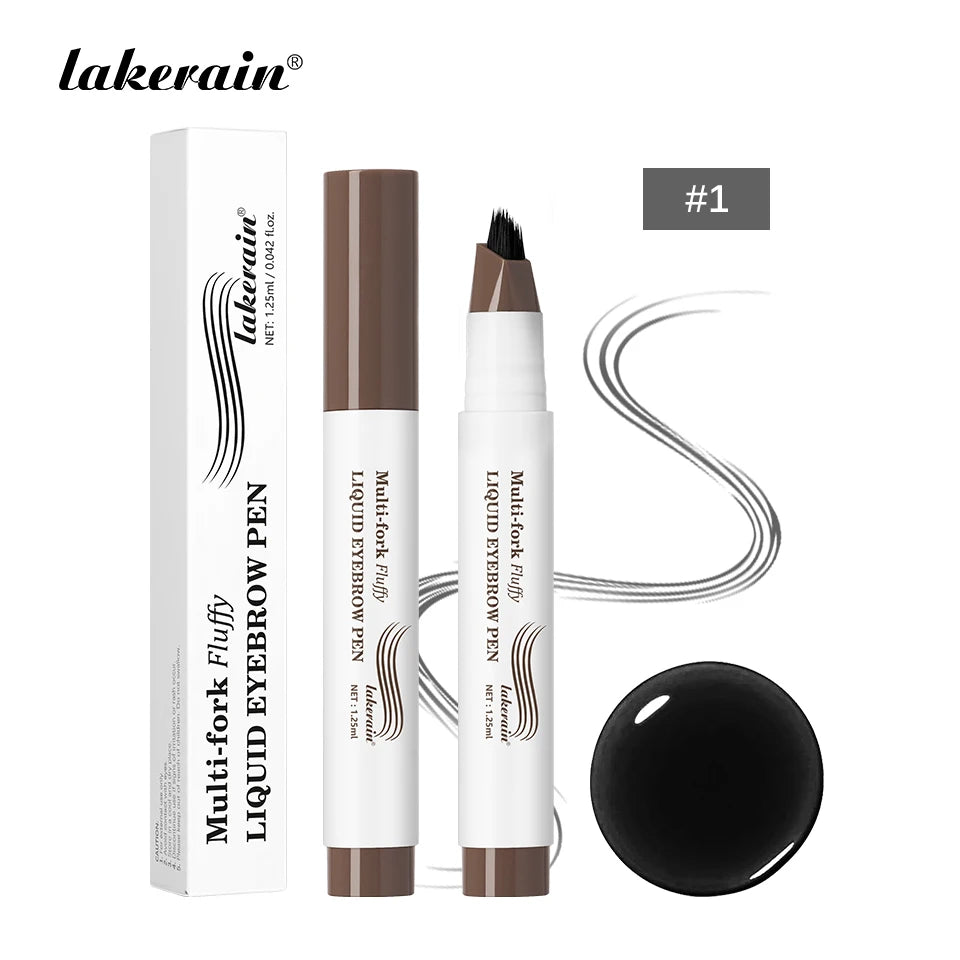 Waterproof Multi-Fork Liquid Eyebrow Pen