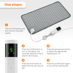 Electric Heating Pad for Muscle Pain Relief and Relaxation