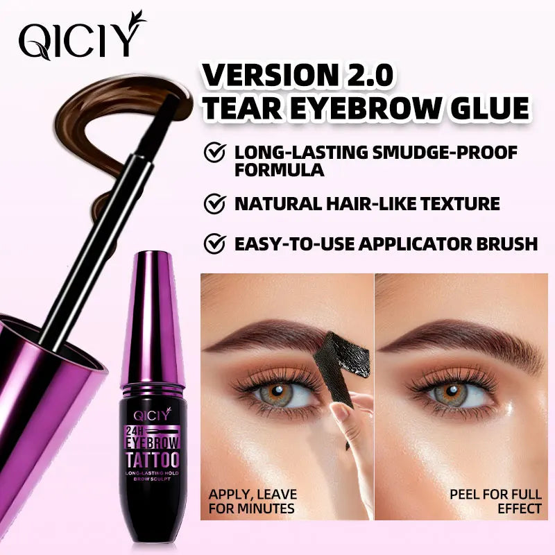 Waterproof Long-Lasting Peel-Off Eyebrow Tint Gel - 8