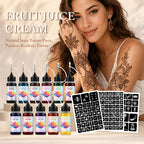 Temporary Tattoo Ink Kit with Stencils for DIY Body Art