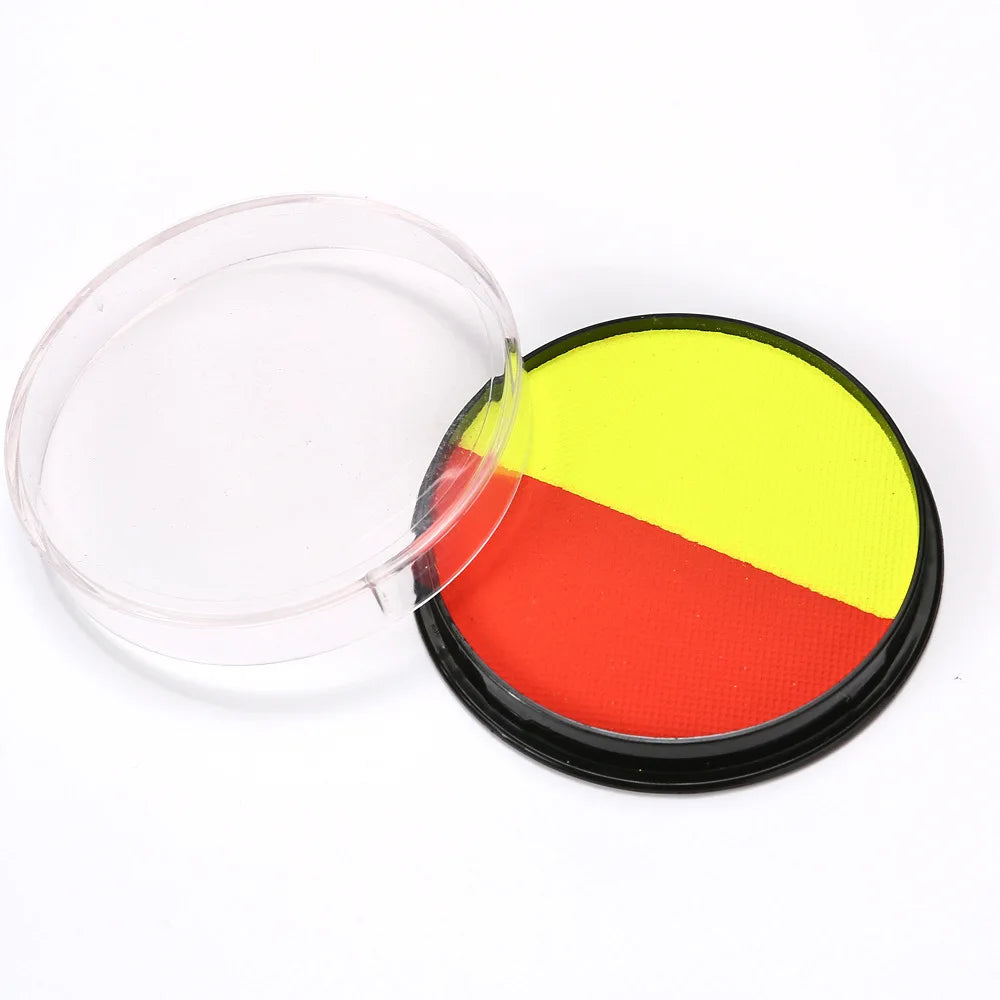 Double Color Face and Body Paint for Parties and Festivals