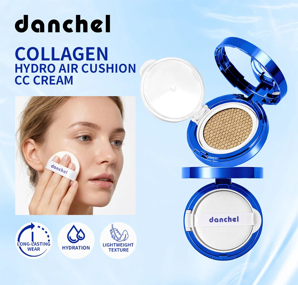 Collagen Hydrating Air Cushion CC Cream for Flawless Dewy Skin