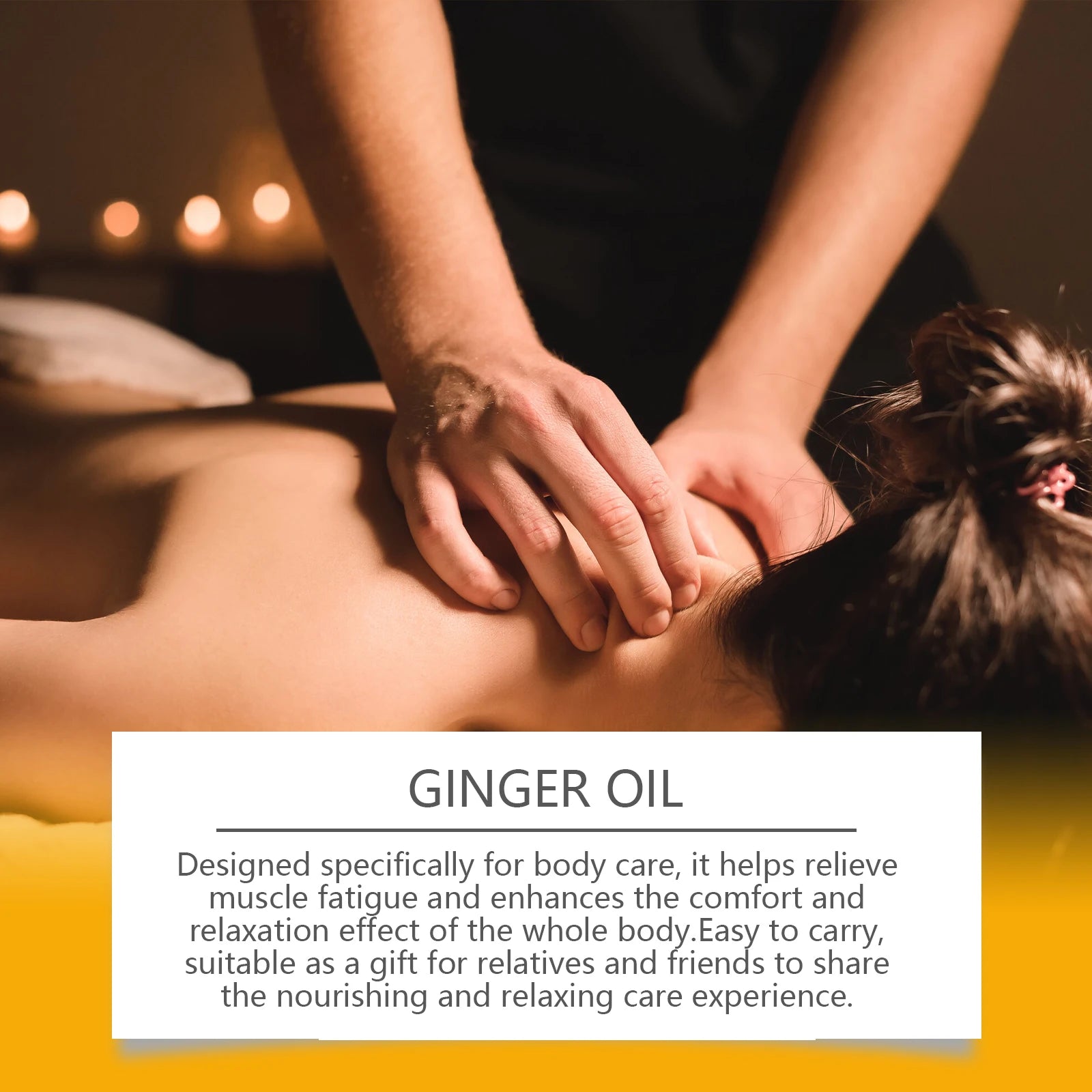 Relaxing Ginger Body Massage Oil for Muscle Relief - 11