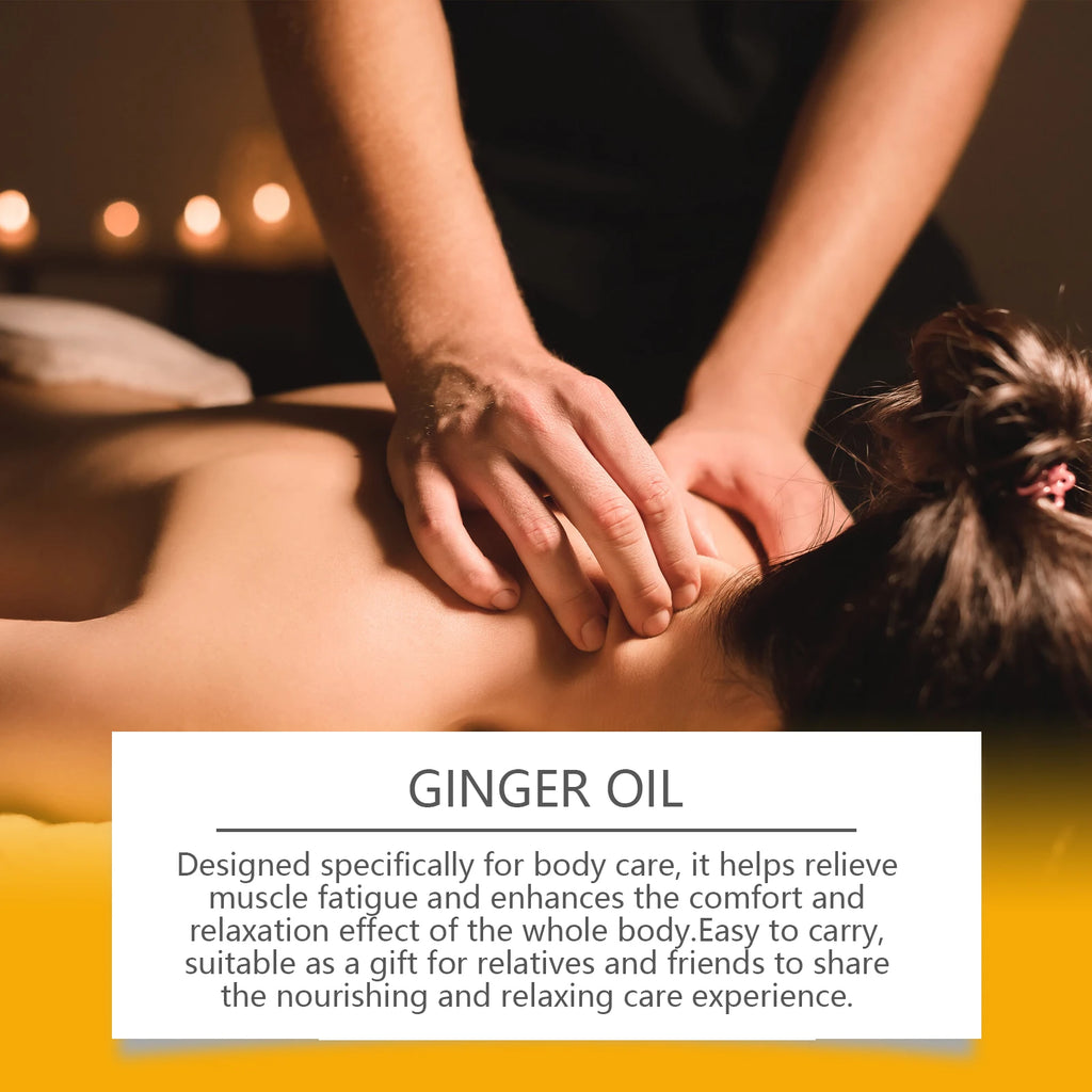 Relaxing Ginger Body Massage Oil for Muscle Relief