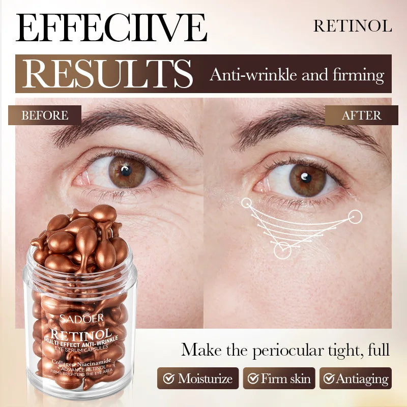 Anti-Wrinkle Retinol Eye Serum Capsules