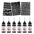 DIY Temporary Tattoo Gel Kit for Body Art