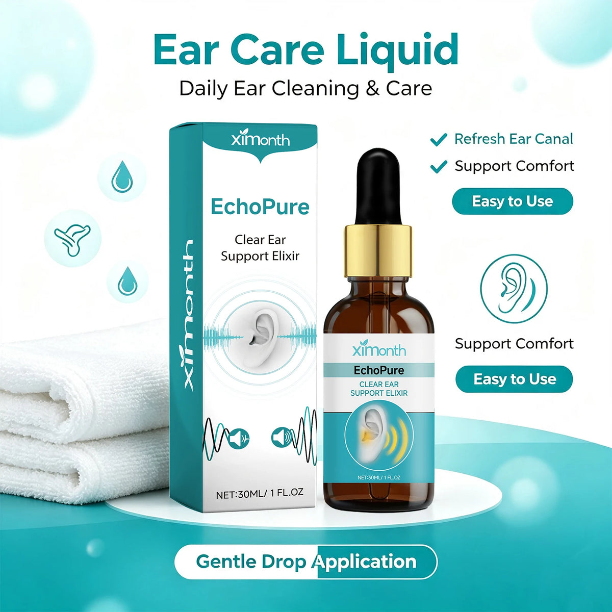 Earwax Removal Drops for Tinnitus and Blocked Ear Relief
