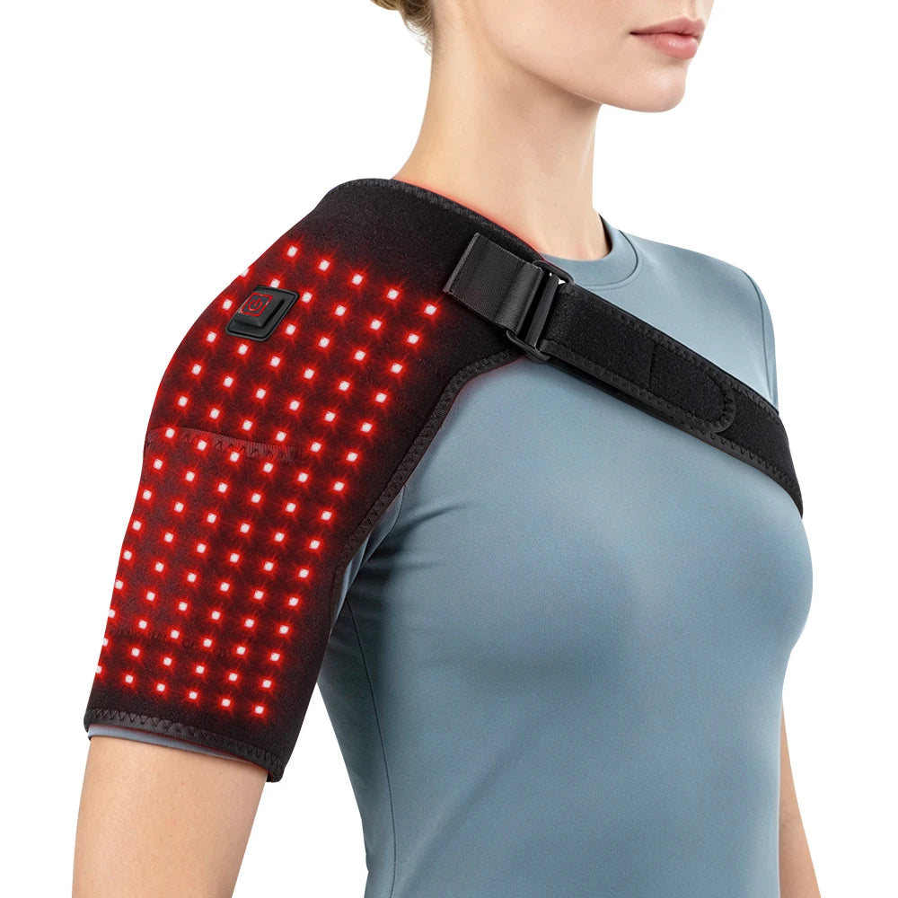 Red Light Therapy Heated Shoulder Support Wrap