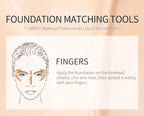 3-Tone Moisturizing Full Coverage Liquid Concealer Foundation