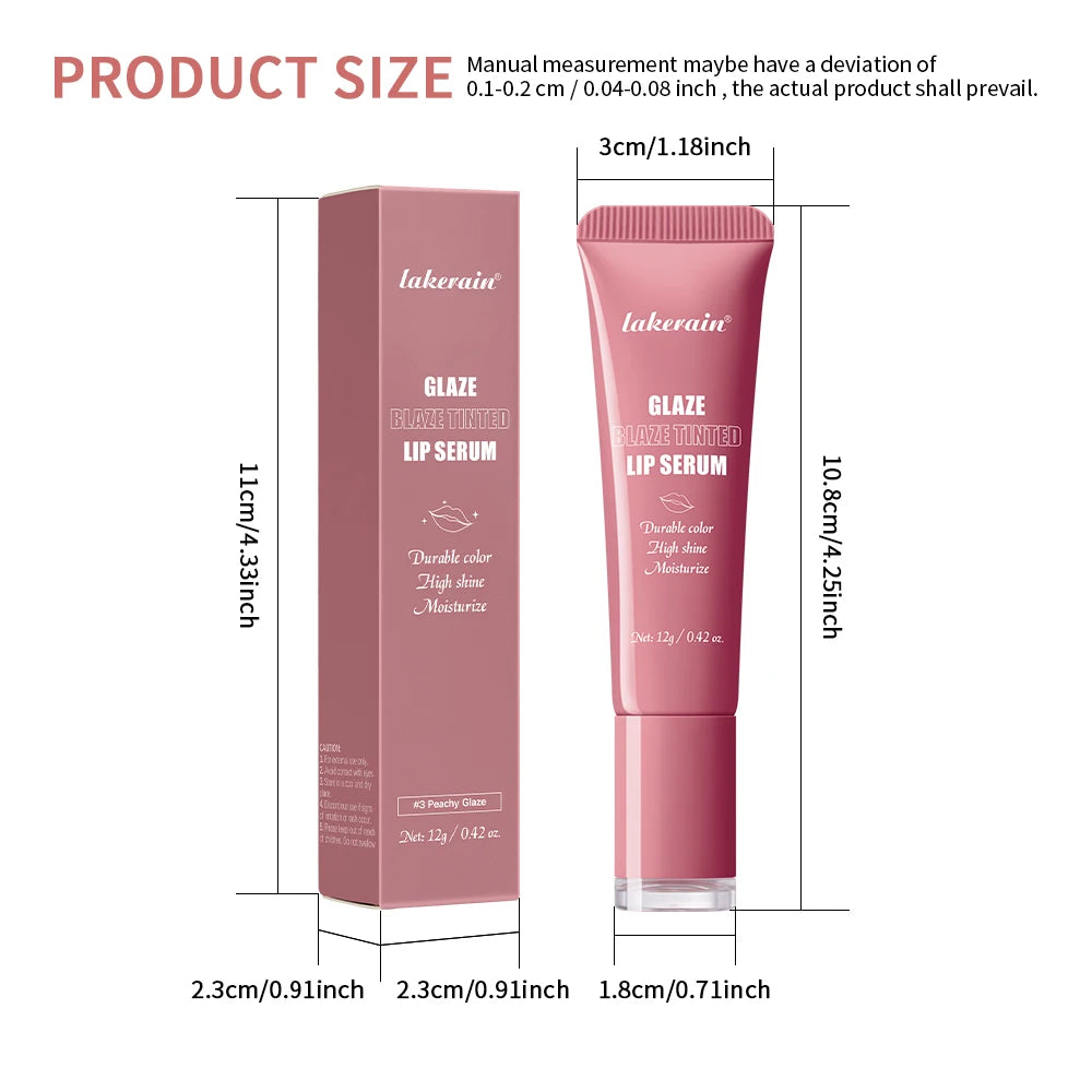 Hydrating Tinted Lip Serum for Plump and Shiny Lips