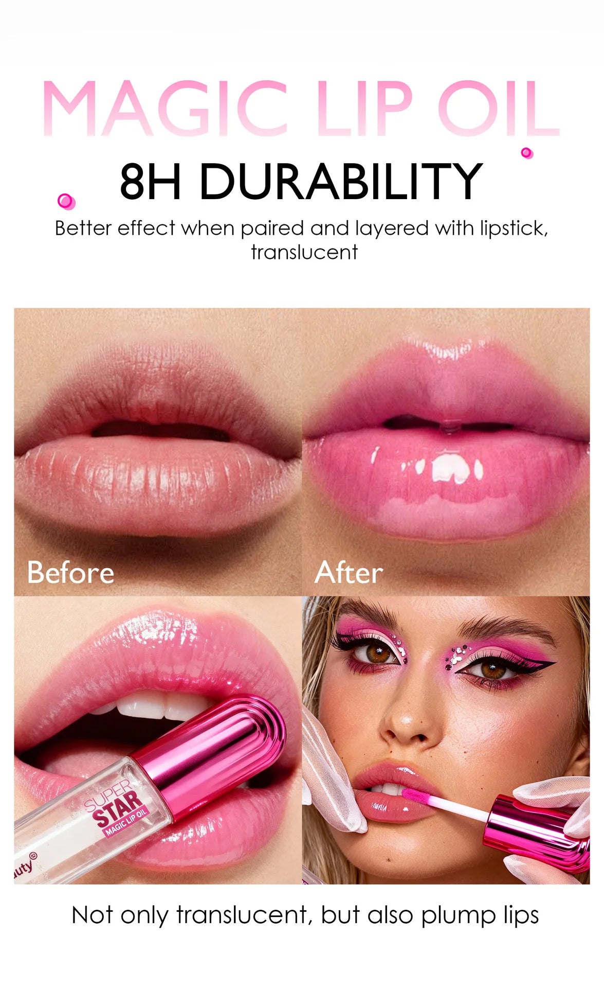 Color-Changing Magic Moisturizing Lip Oil - 12