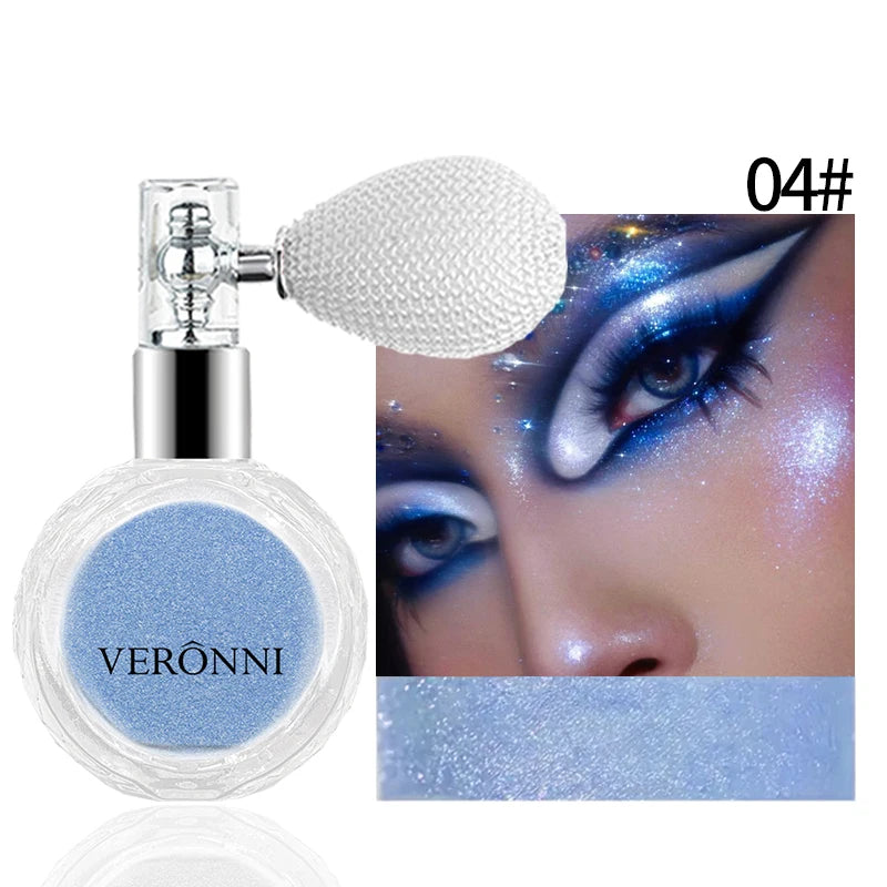 Shimmering Fairy Dust Highlighter Spray for Face and Body