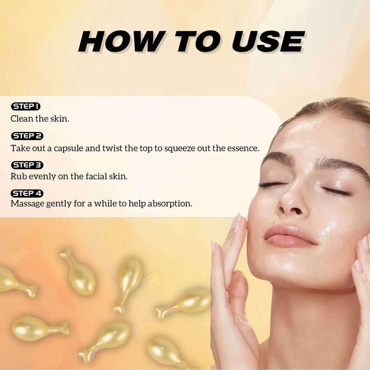 Fullerene Anti-Wrinkle Moisturizing Essence Capsules