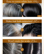 Instant Black Hair Dye Shampoo for Gray Hair Coverage