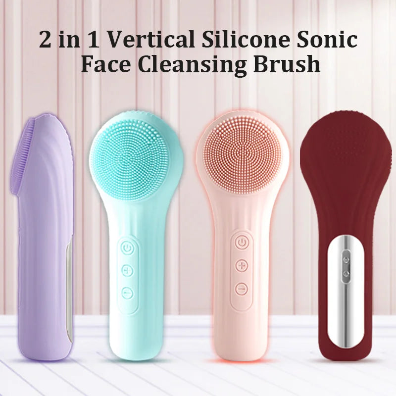 Sonic Electric Facial Cleansing and Exfoliating Brush