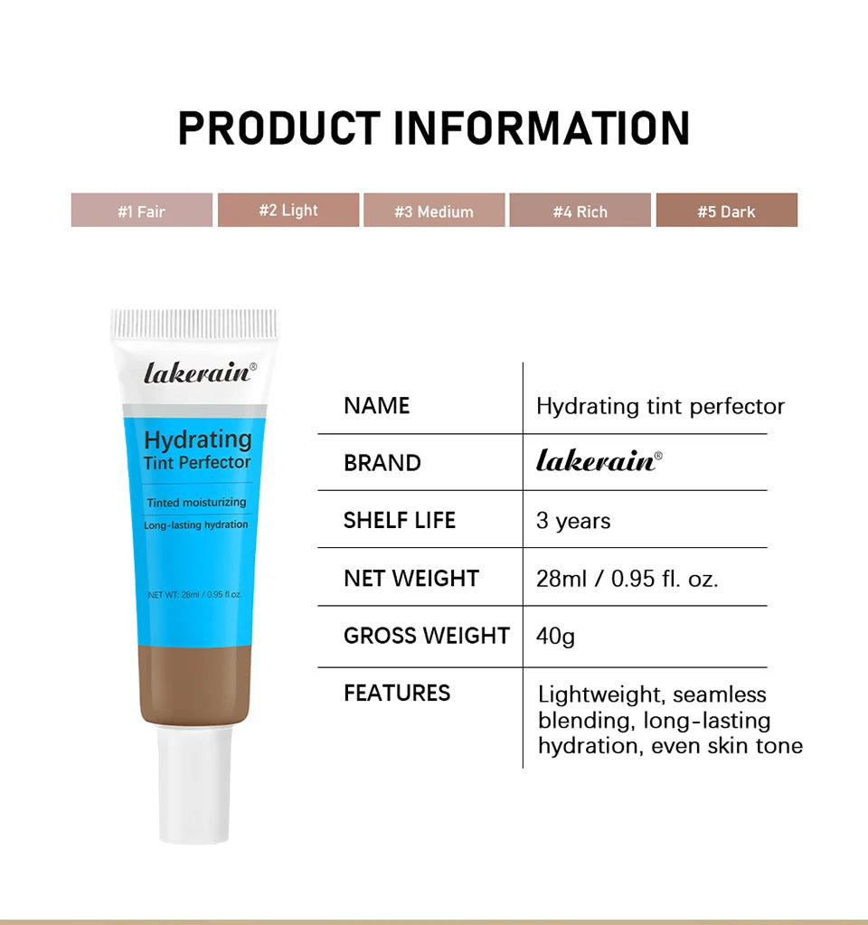 Hydrating Tinted Foundation for Radiant Skin