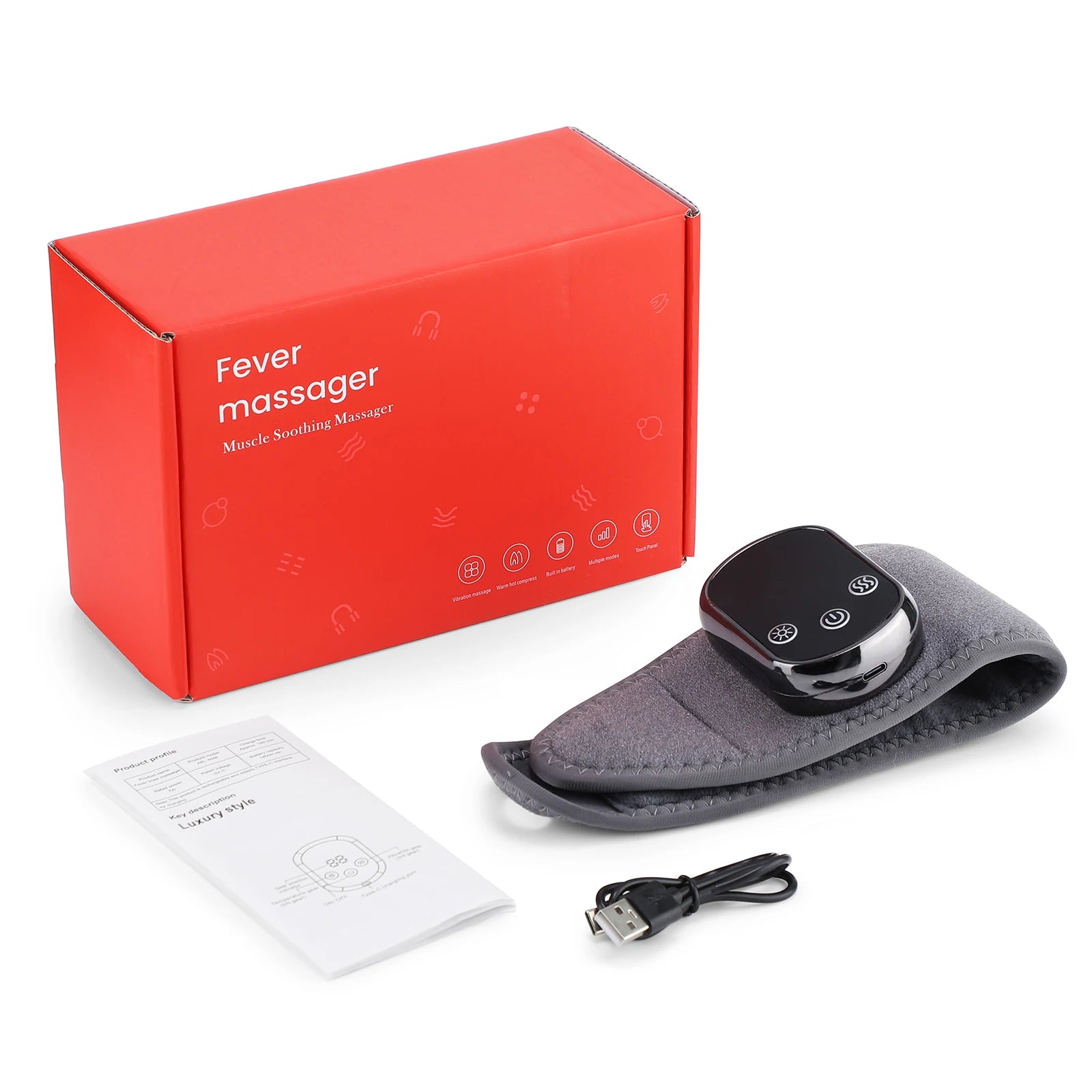 Heated Vibrating Wrist Support Wrap for Pain Relief - 13