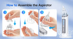 Electric Baby Nasal Aspirator with Music and 3 Suction Modes