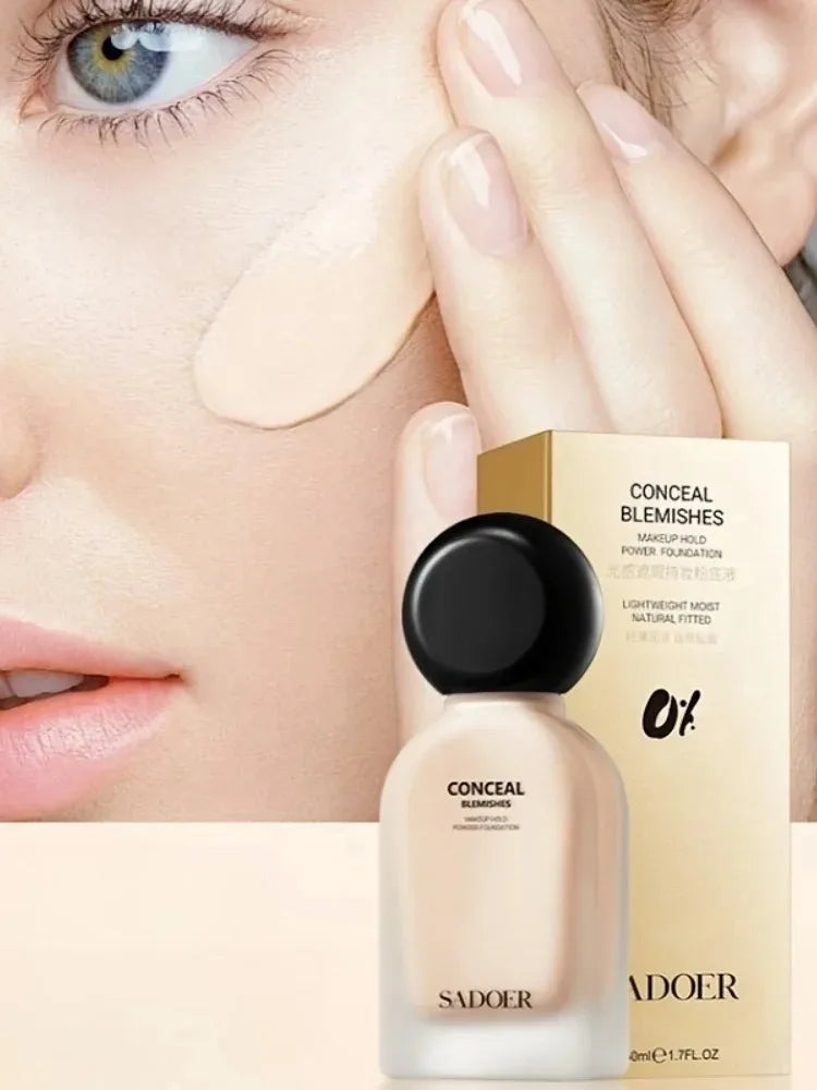 Long-Lasting Matte Finish Liquid Foundation Concealer