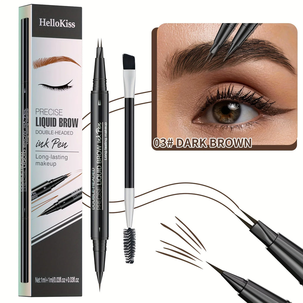 Waterproof Dual-Tip Liquid Eyebrow Pen