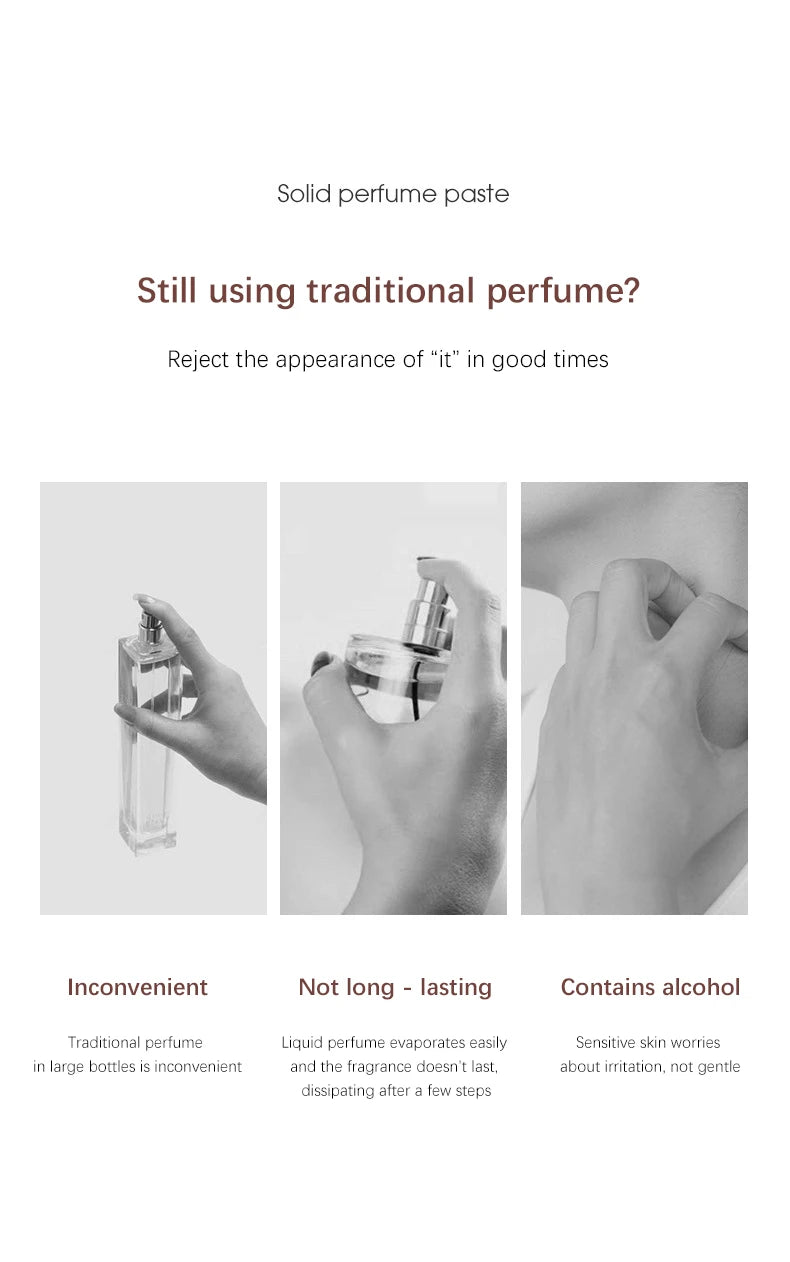 Long-Lasting Portable Solid Perfume Balm - 8