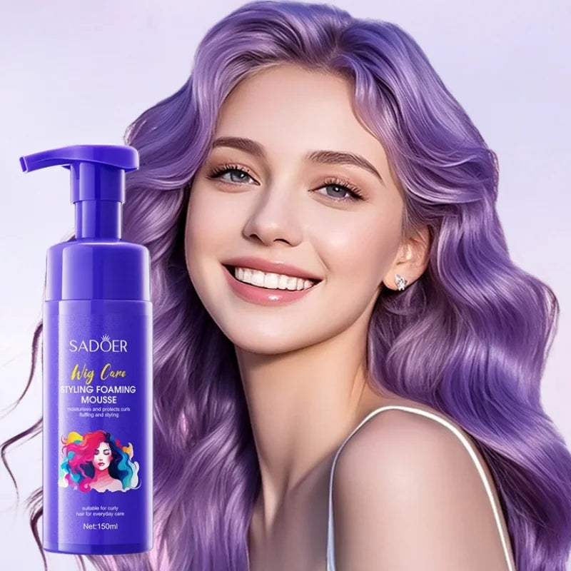 Volumizing Hair Styling Mousse for Natural Hold and Shine