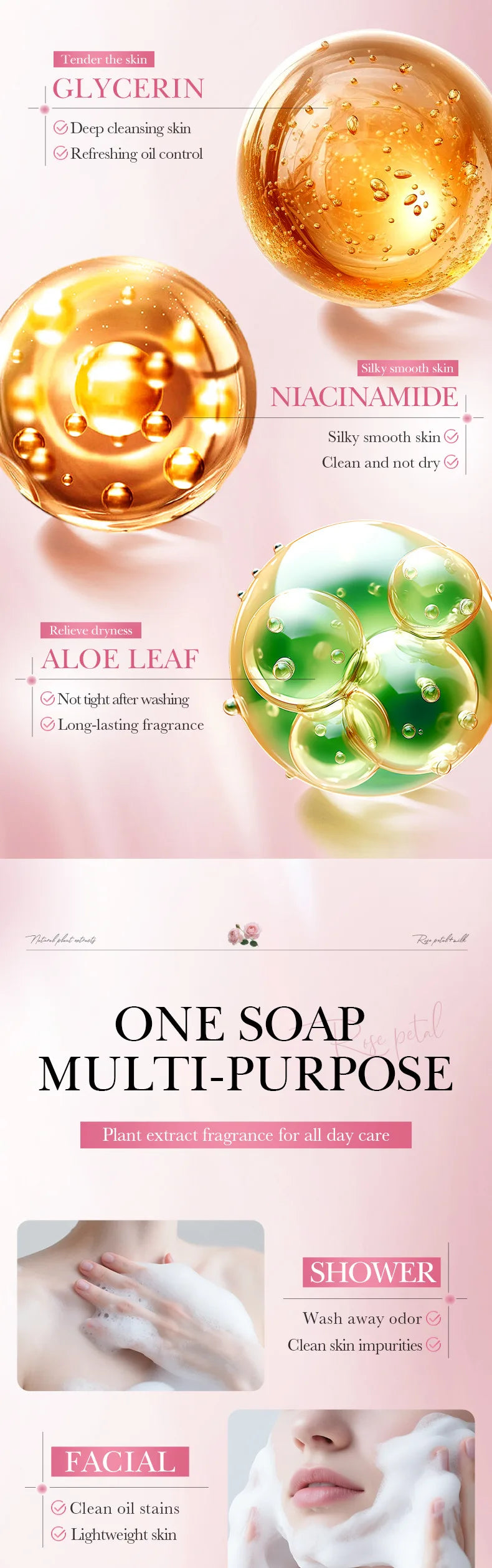 Moisturizing Milk Handmade Cleansing Soap Bar - 13
